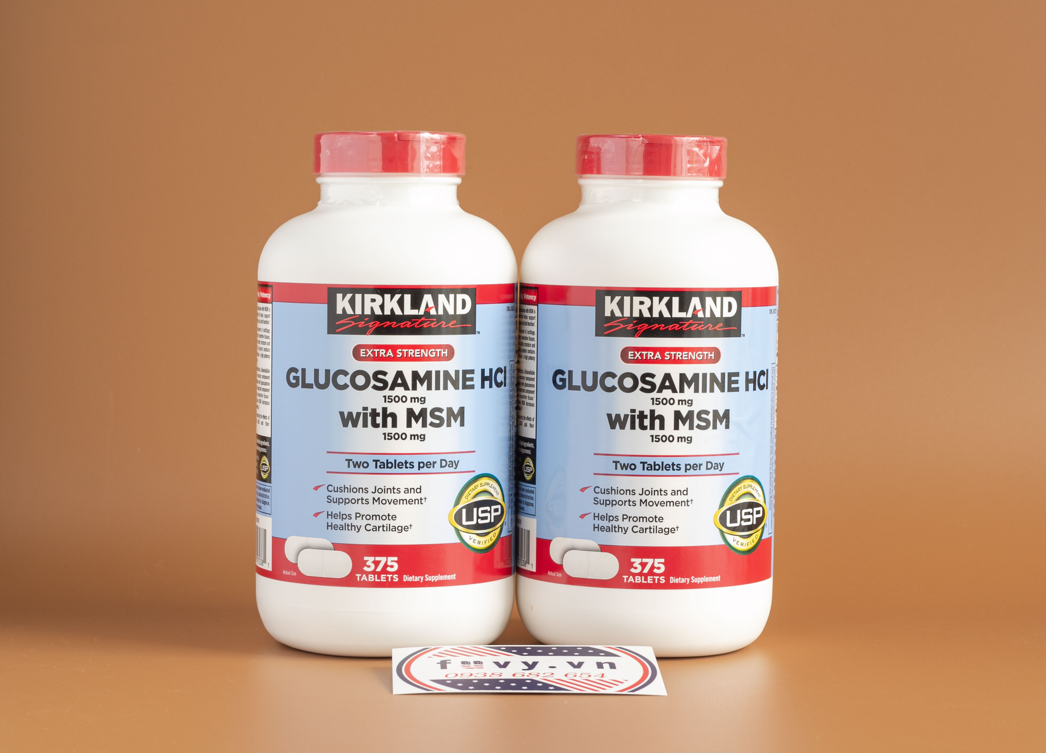 Viên Bổ Xương Khớp Kirkland Signature Glucosamine With MSM 375 Viên