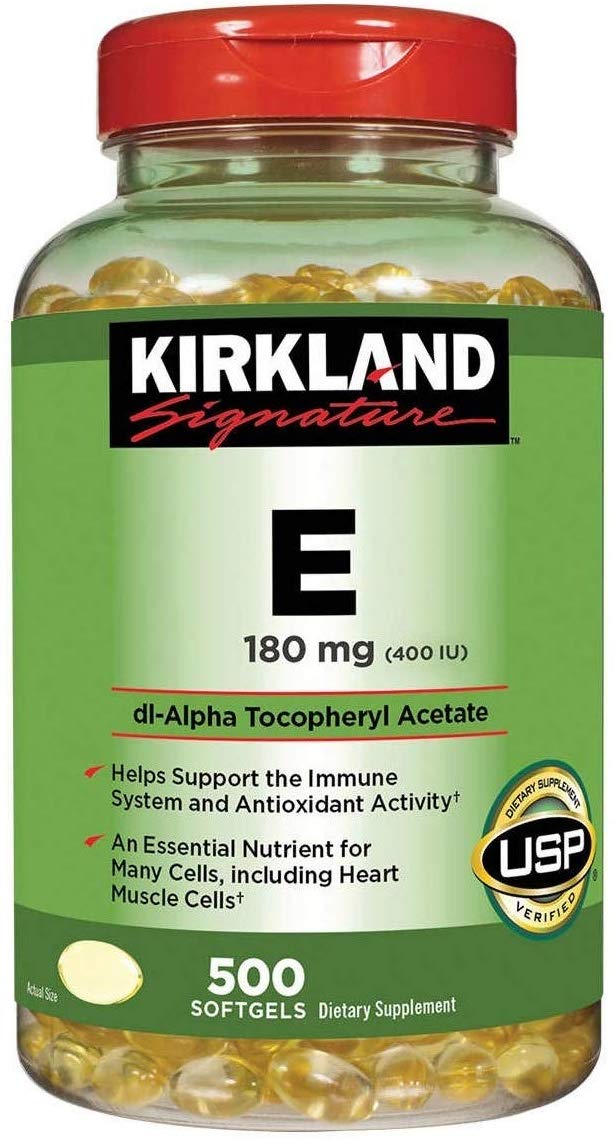Kirkland Signature Vitamin E, 500 Viên