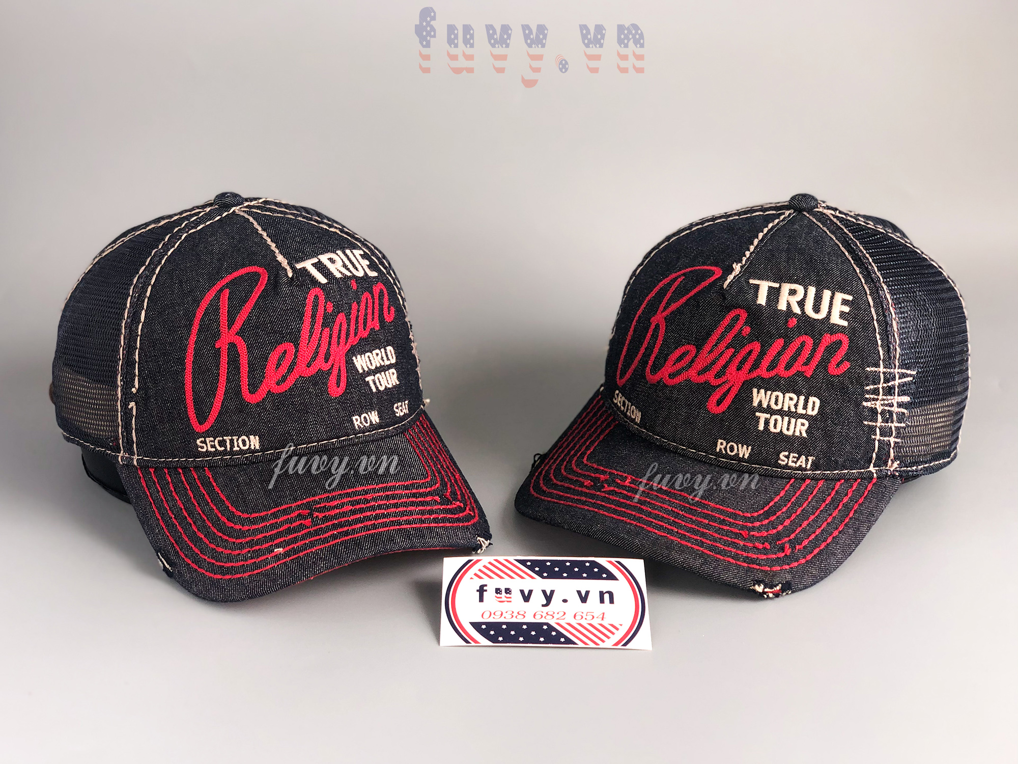 Nón True Religion World Tour Cổ. Hàng Authentic nhập từ Mỹ
